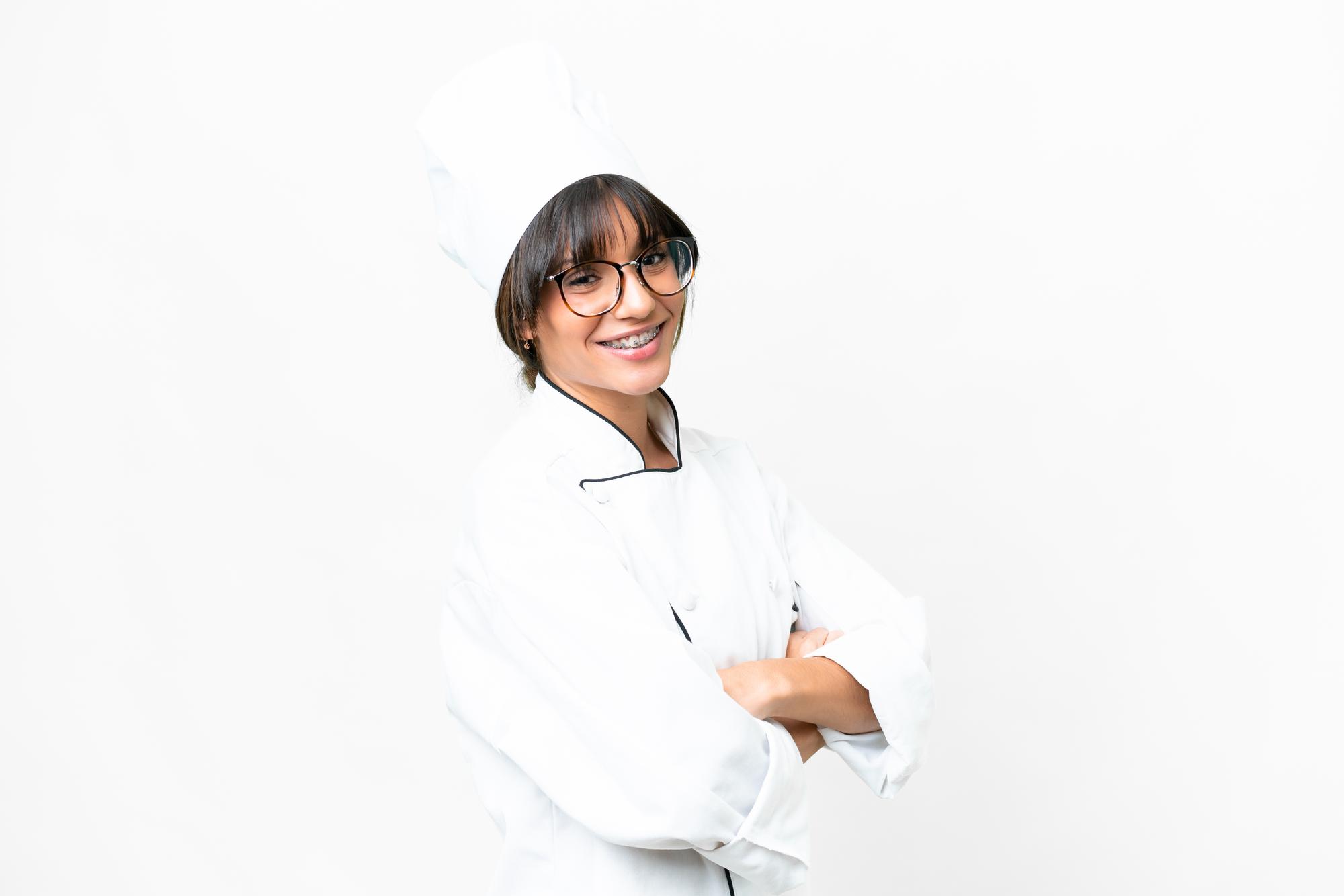 Ritratto dello chef in laboratorio